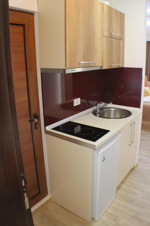 Kuchyň nebo kuchyňský kout v ubytování Casa Hena