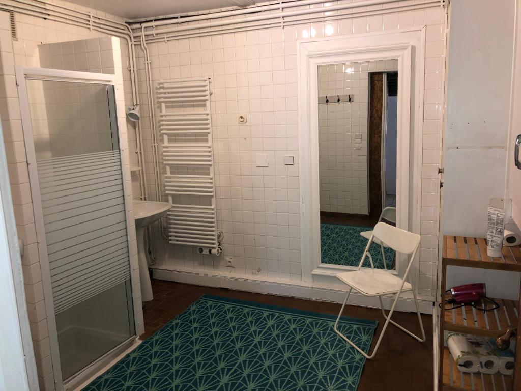 Koupelna v ubytování Villa Orcas