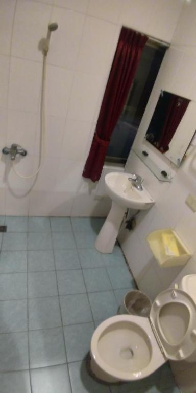 Koupelna v ubytování Sun Wu Homestay