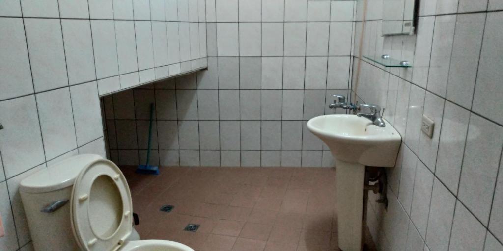 Koupelna v ubytování Sun Wu Homestay