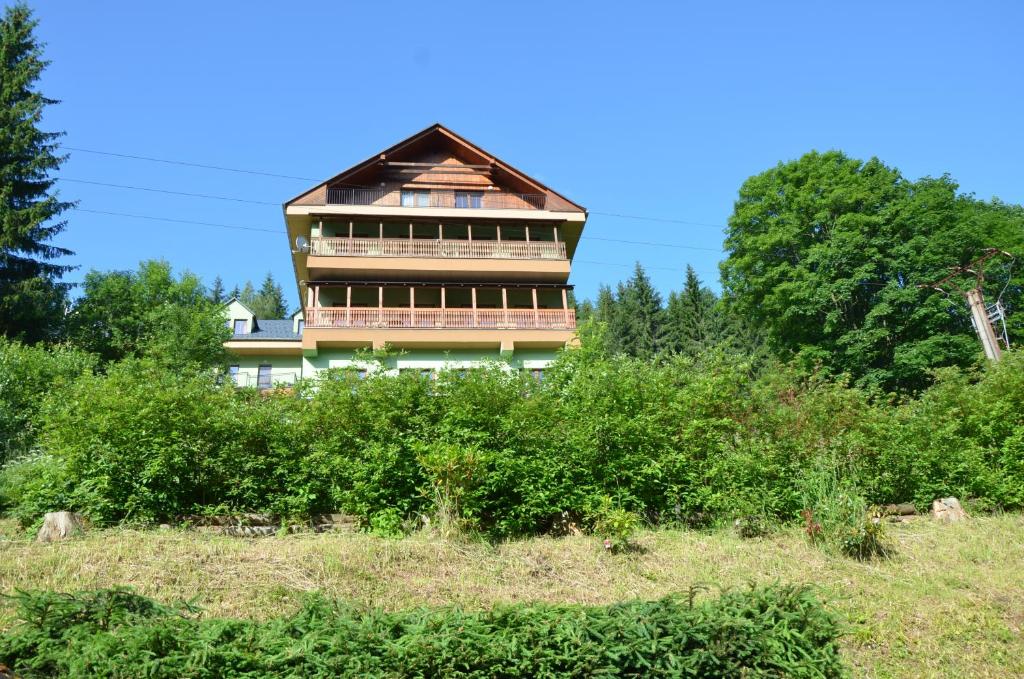Zahrada ubytování Apartmány Karlov pod Pradědem