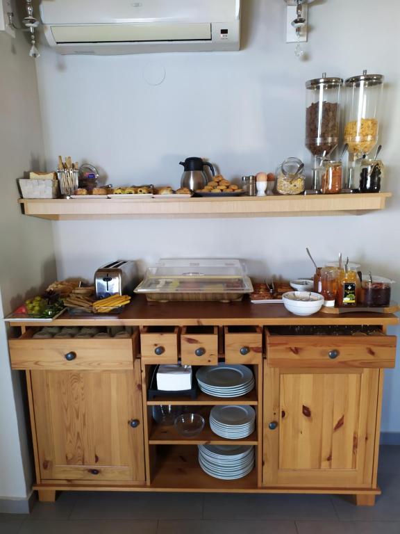 Kuchyň nebo kuchyňský kout v ubytování Dimitra Boutique Hotel