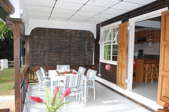 Patio nebo venkovní prostory v ubytování Kokogrove Chalets