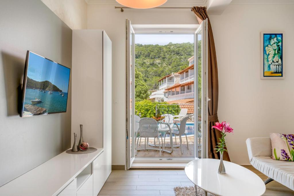 Balkón nebo terasa v ubytování Pine Tree Boutique Apartments