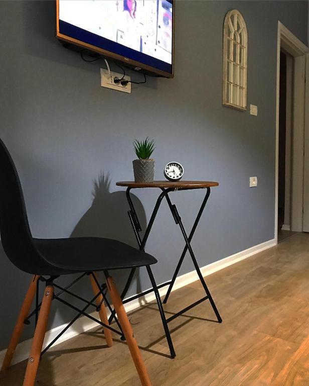 TV a/nebo společenská místnost v ubytování Elite Apartments Korçë
