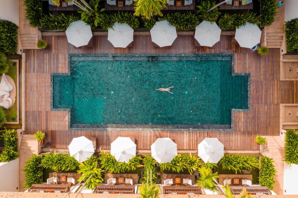 Bazén v ubytování Anantara Angkor Resort nebo v jeho okolí