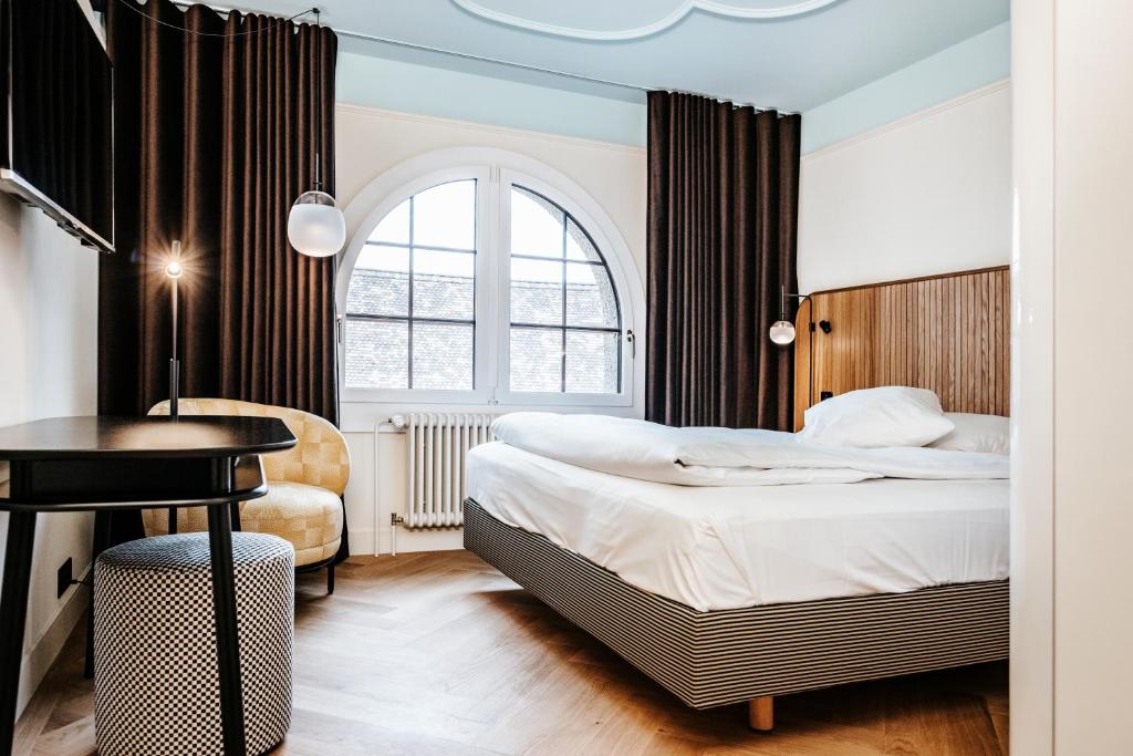 Katil atau katil-katil dalam bilik di Best Western Plus Hotel Bern
