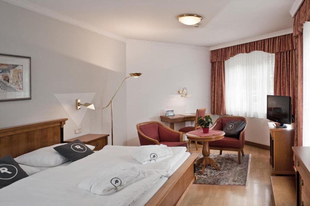 Posteľ alebo postele v izbe v ubytovaní Reduce Hotel Thermal Adults only