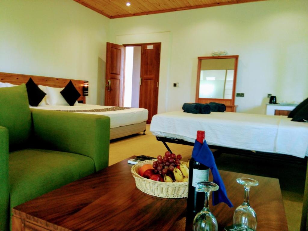 Postel nebo postele na pokoji v ubytování Nice Place Resort