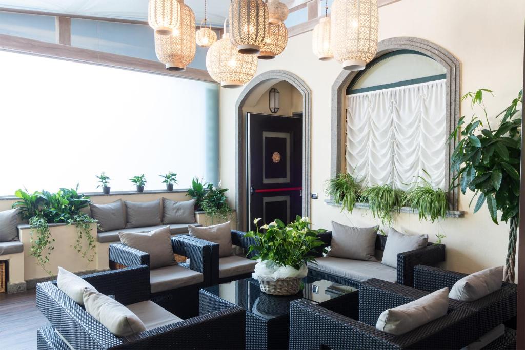 Zona de estar de Hotel Silver Milano