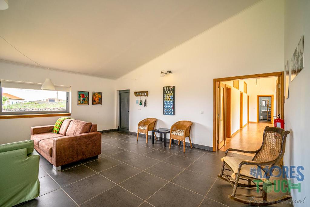 Posezení v ubytování Casa da Barra