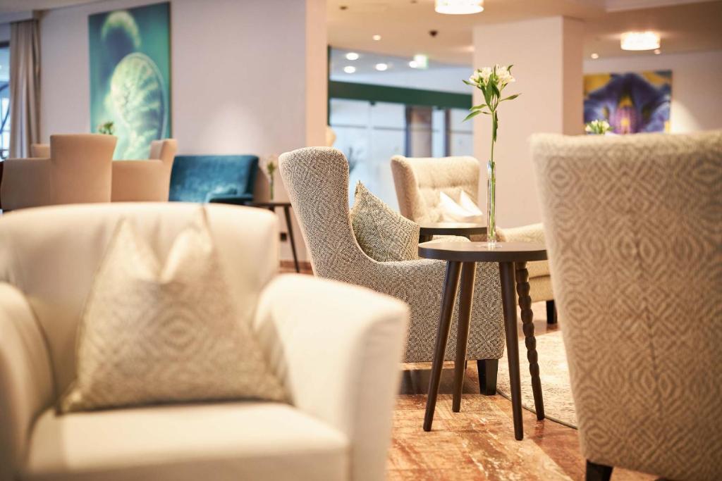 Posezení v ubytování EUROPÄISCHER HOF Aktivhotel & Spa