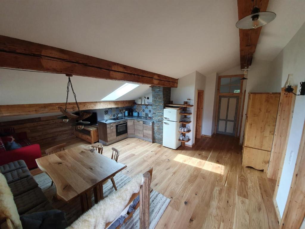 Kuchyňa alebo kuchynka v ubytovaní Oberseebachhof