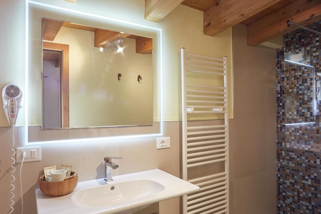 Koupelna v ubytování B&B Agorà