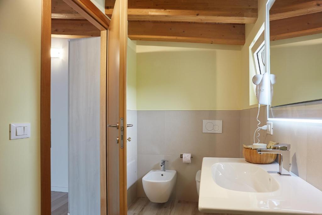 Koupelna v ubytování B&B Agorà