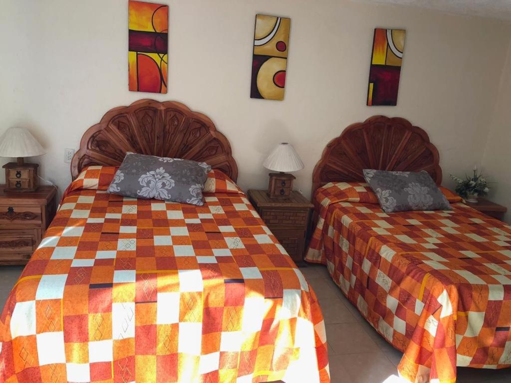 Postel nebo postele na pokoji v ubytování Casona de Cantera