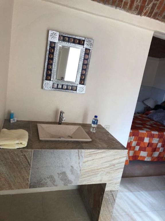 Koupelna v ubytování Casona de Cantera