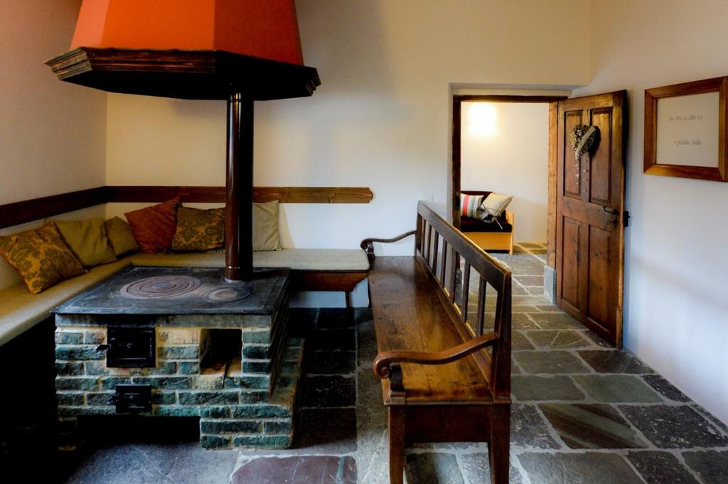 Posezení v ubytování Albergo Diffuso Comeglians