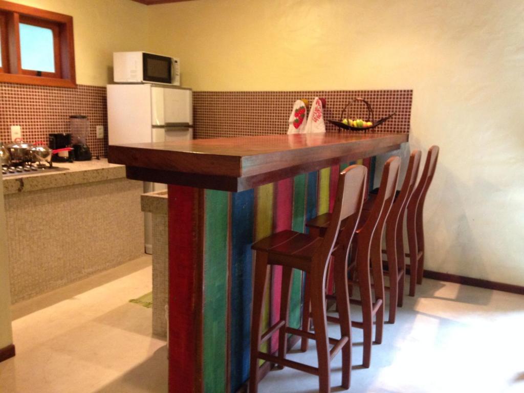 A cozinha ou kitchenette de Atmosphera Pousada