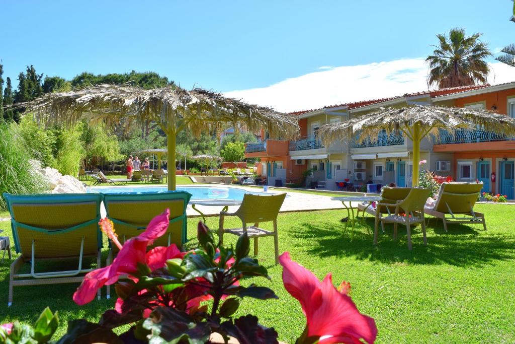 Zahrada ubytování Simatos αpARTments & Studios