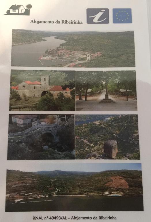 a collage of photos of alhambra ale battlefield at Alojamento da Ribeirinha in Cárquere