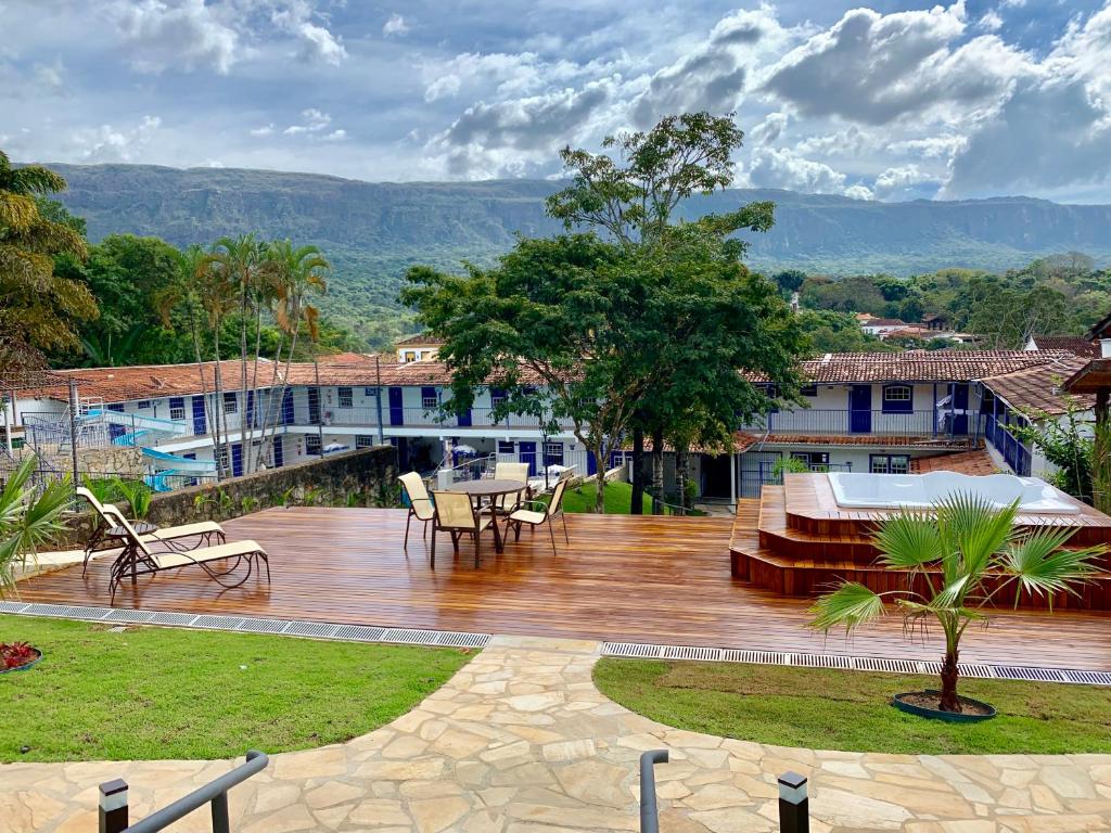 Вид на бассейн в Hotel Ponta do Morro или окрестностях