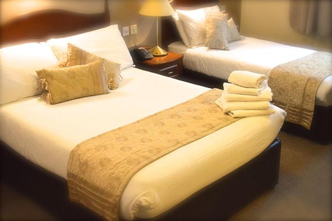 Krevet ili kreveti u jedinici u okviru objekta Hotel Curracloe