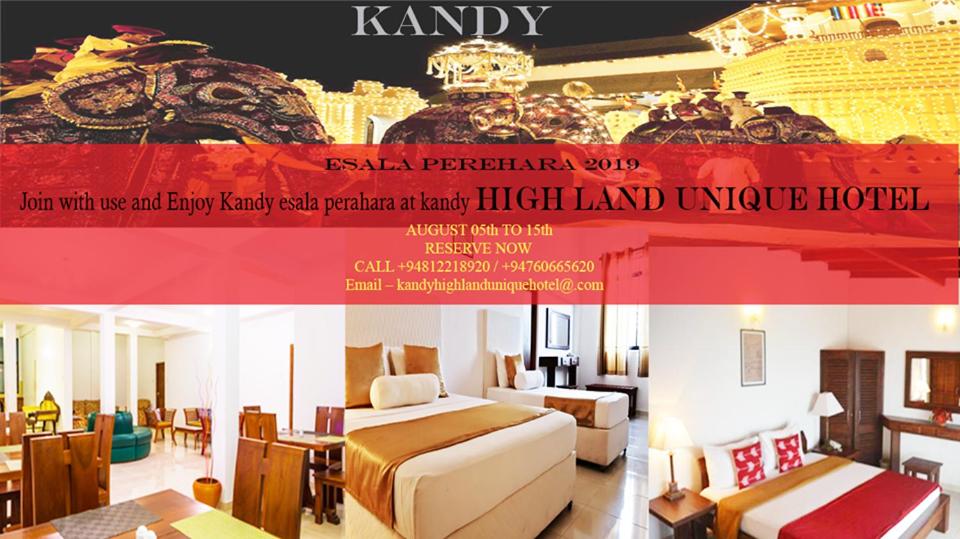 Postel nebo postele na pokoji v ubytování Kandy Highland Unique Hotel