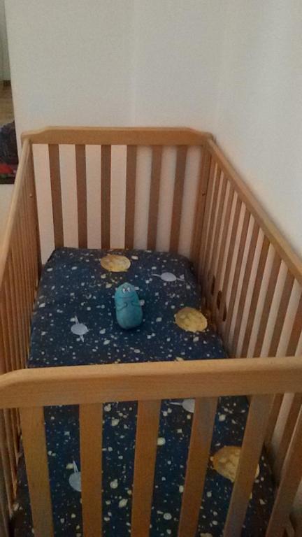 Łóżko lub łóżka w pokoju w obiekcie Casa Luce e Aria