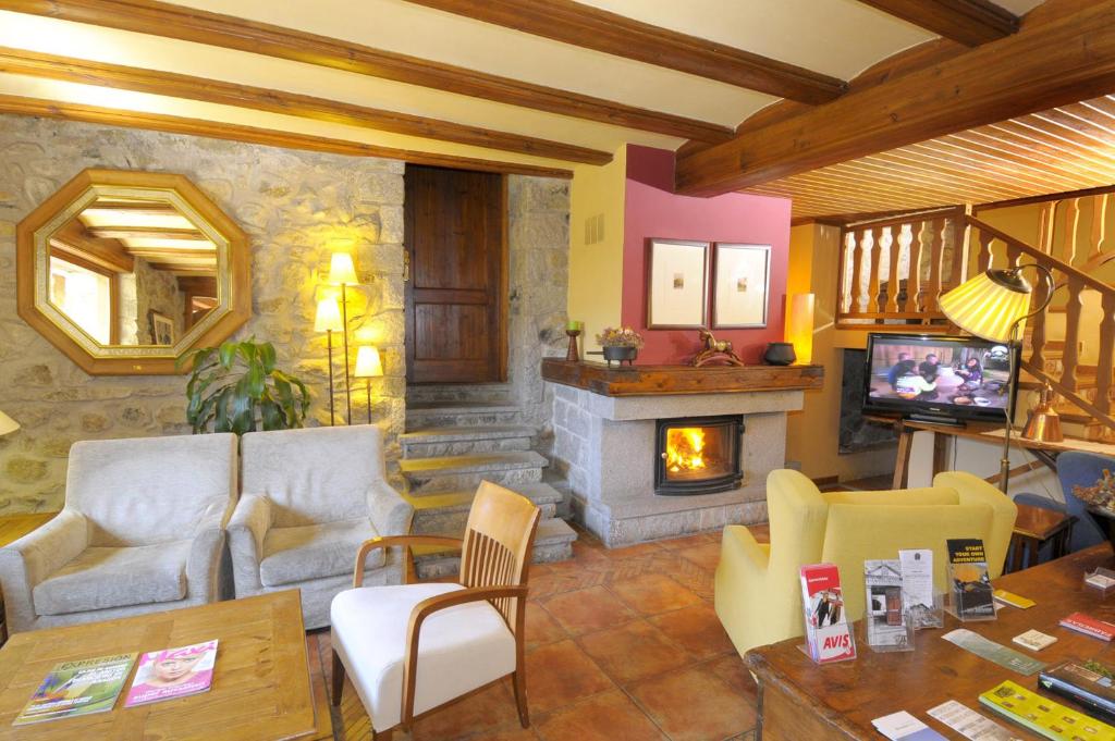Posezení v ubytování Hotel Casa Cornel