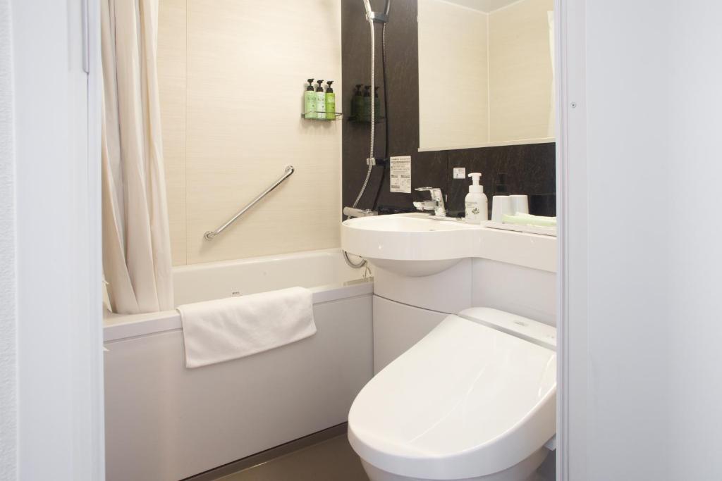 Koupelna v ubytování Hotel Kuretakeso Hiroshima Otemachi