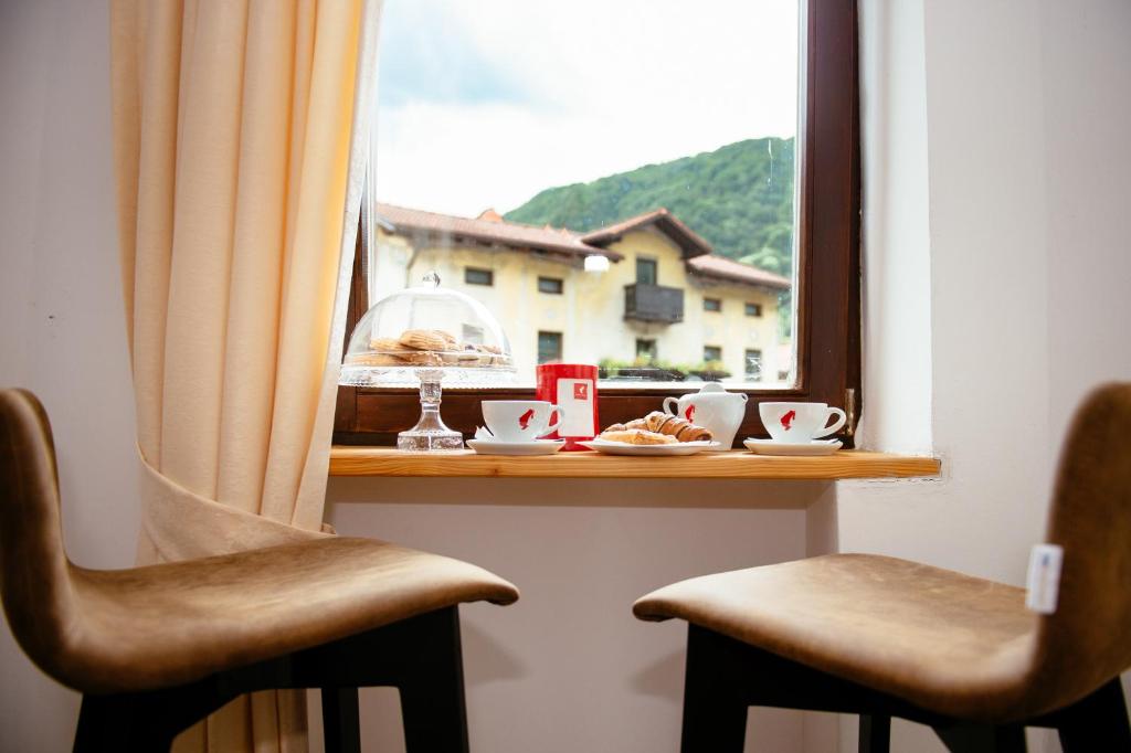 Nespecifikovaný výhled na hory nebo výhled na hory při pohledu z bed and breakfast