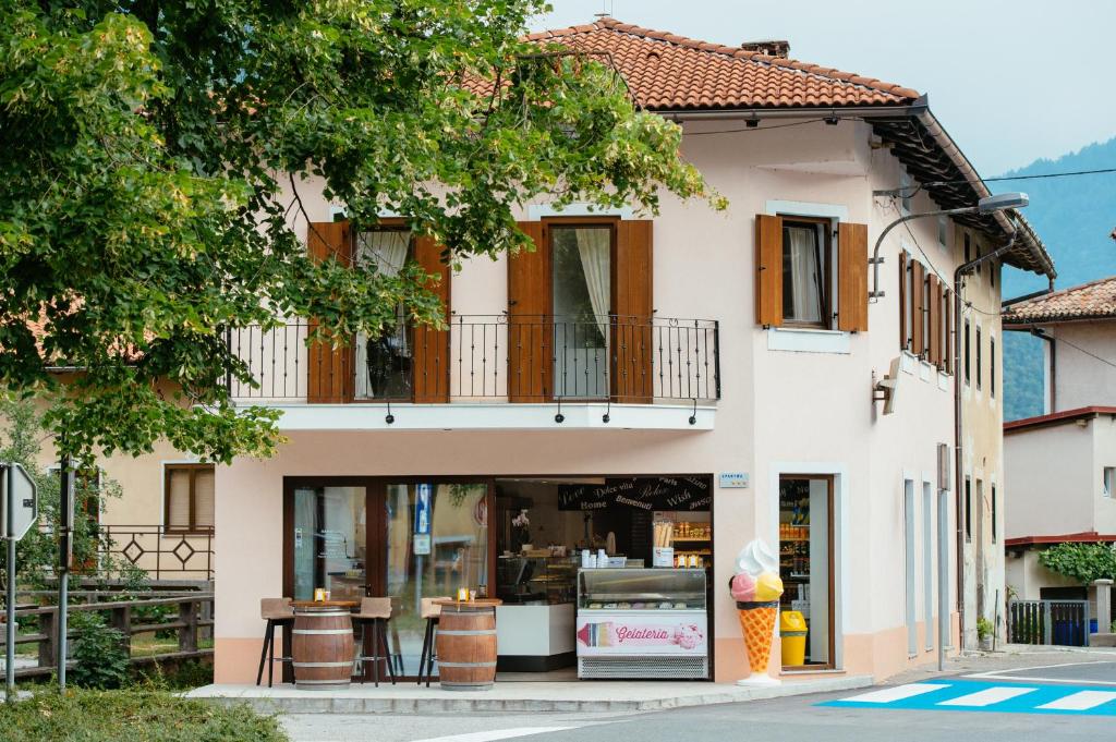 Budova, kde se bed and breakfast nachází