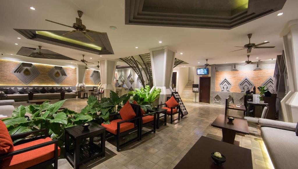 Posezení v ubytování Central Suite Residence