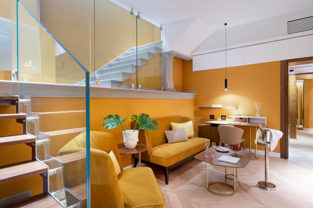 Posezení v ubytování Hotel degli Orafi