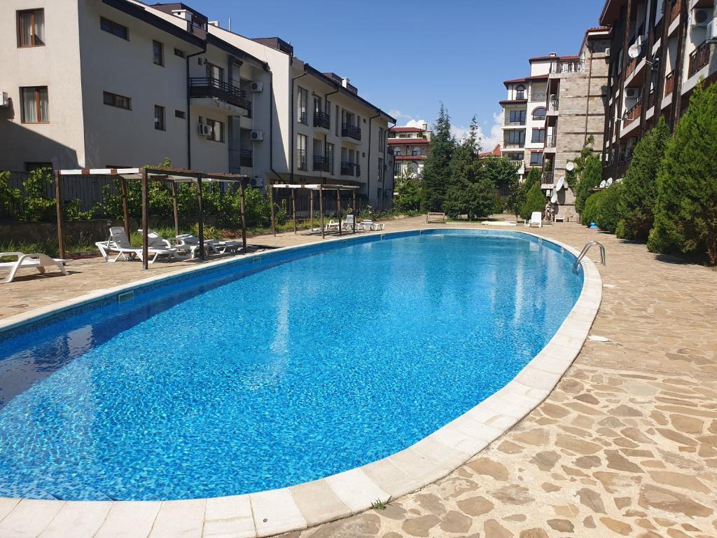 Bazén v ubytování MitProt Panorama Bay 2 luks apartment 102 nebo v jeho okolí