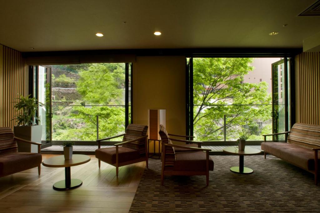 Posezení v ubytování Kinugawa Onsen Hotel