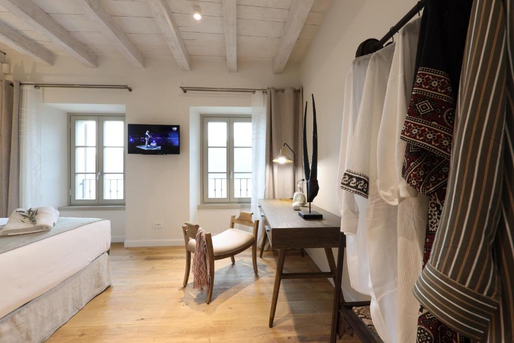 Posteľ alebo postele v izbe v ubytovaní Villa Mojana Bellagio