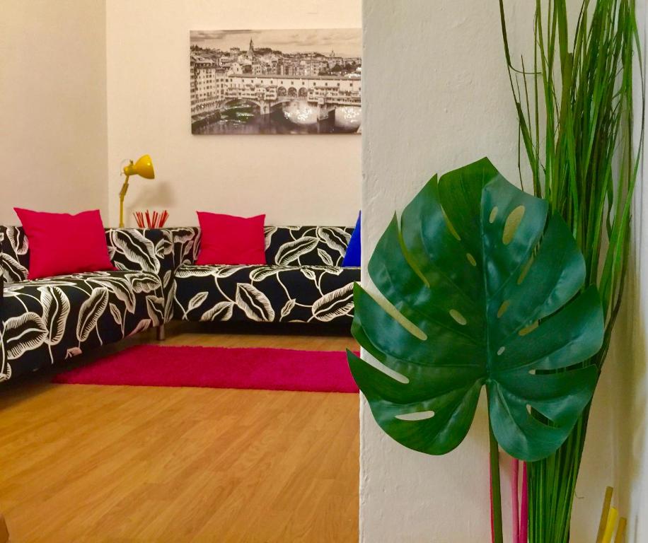 A seating area at San Firenze Apartment