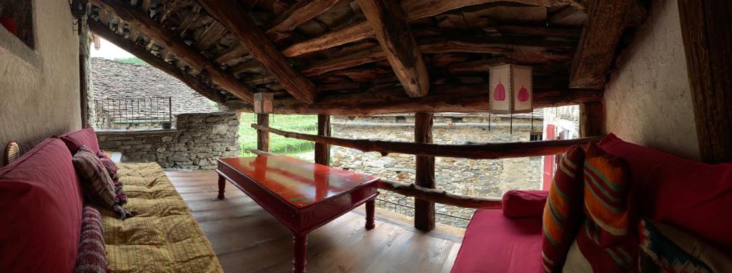 Posezení v ubytování Casa Vigna