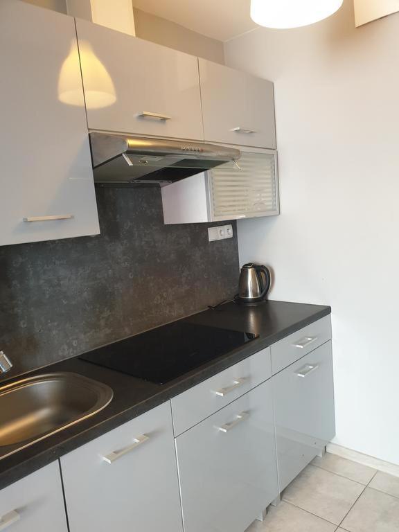Kuchyňa alebo kuchynka v ubytovaní Apartamenty Promenada