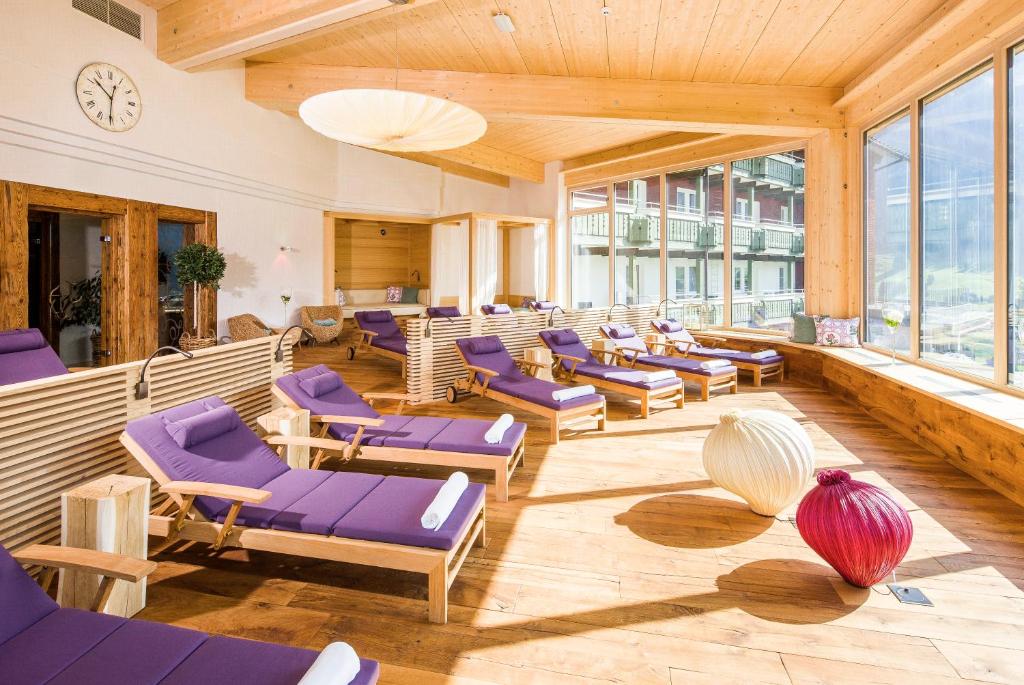 Posezení v ubytování Haller's Geniesserhotel