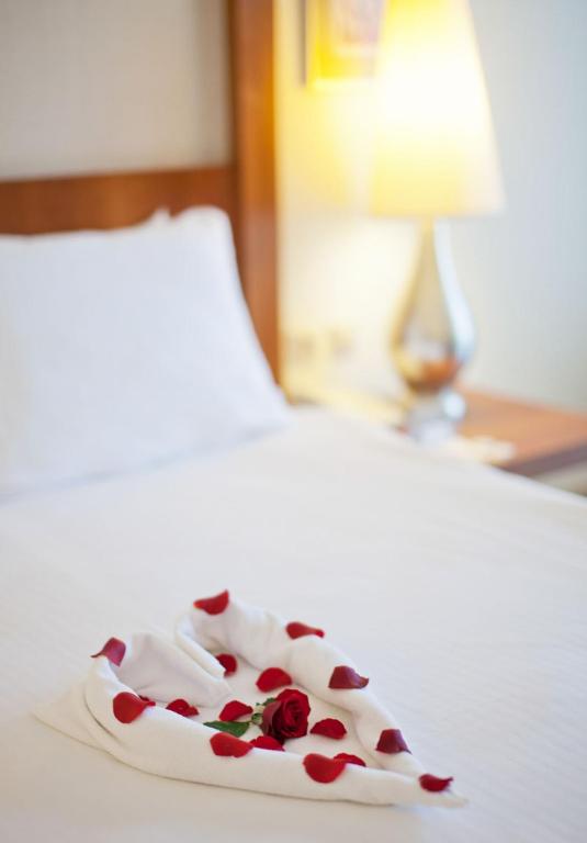 Postel nebo postele na pokoji v ubytování Akka Antedon Hotel - Premium Ultra All Inclusive