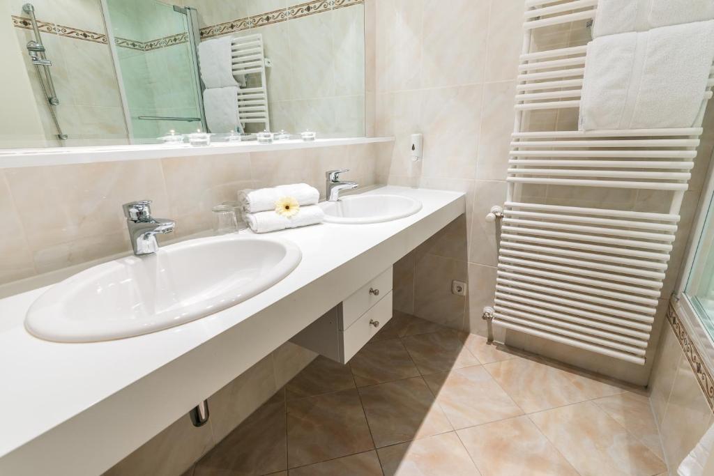 Koupelna v ubytování Hotel Antonius