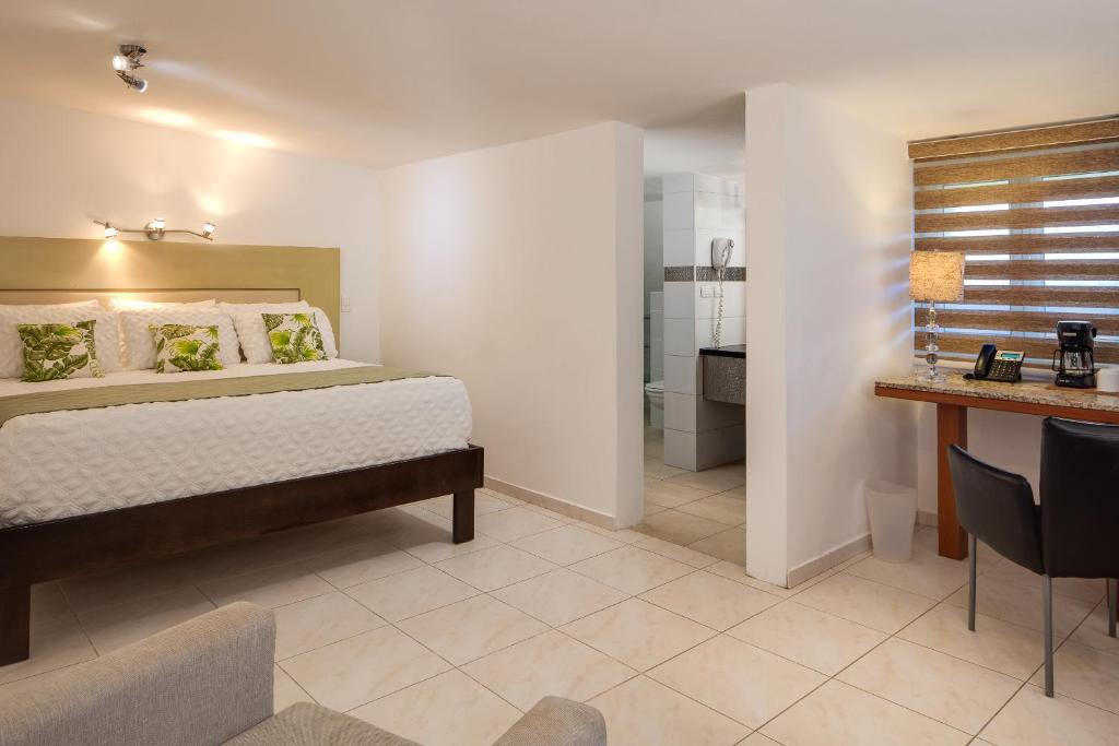 Kuchyň nebo kuchyňský kout v ubytování Hotel Villa Taina