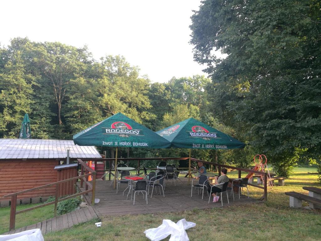 Zahrada ubytování Penzion Chata Na Mlýně