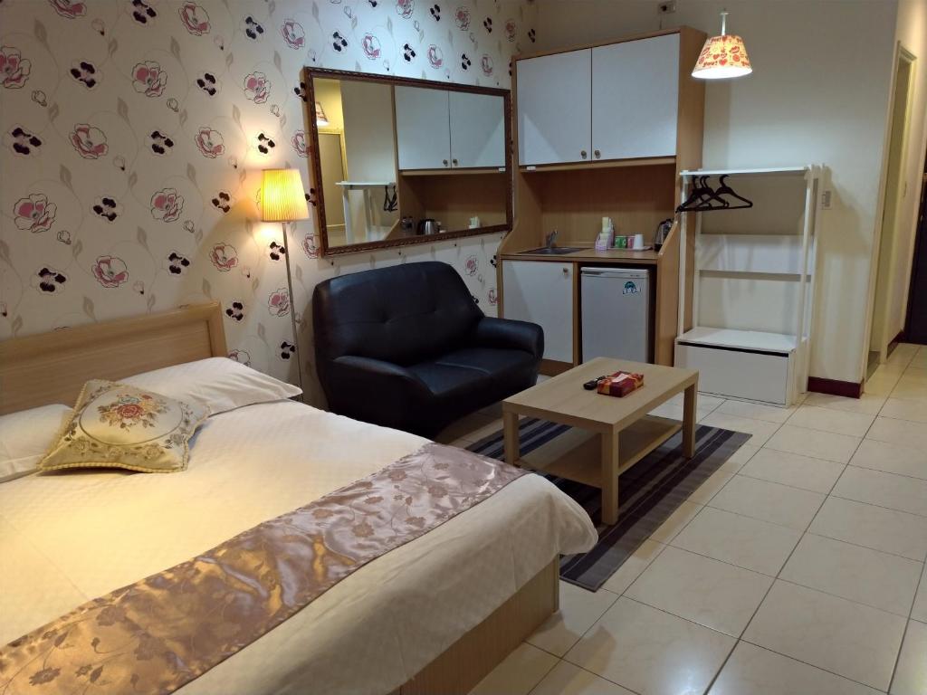 Kuchyň nebo kuchyňský kout v ubytování Prague Hostel