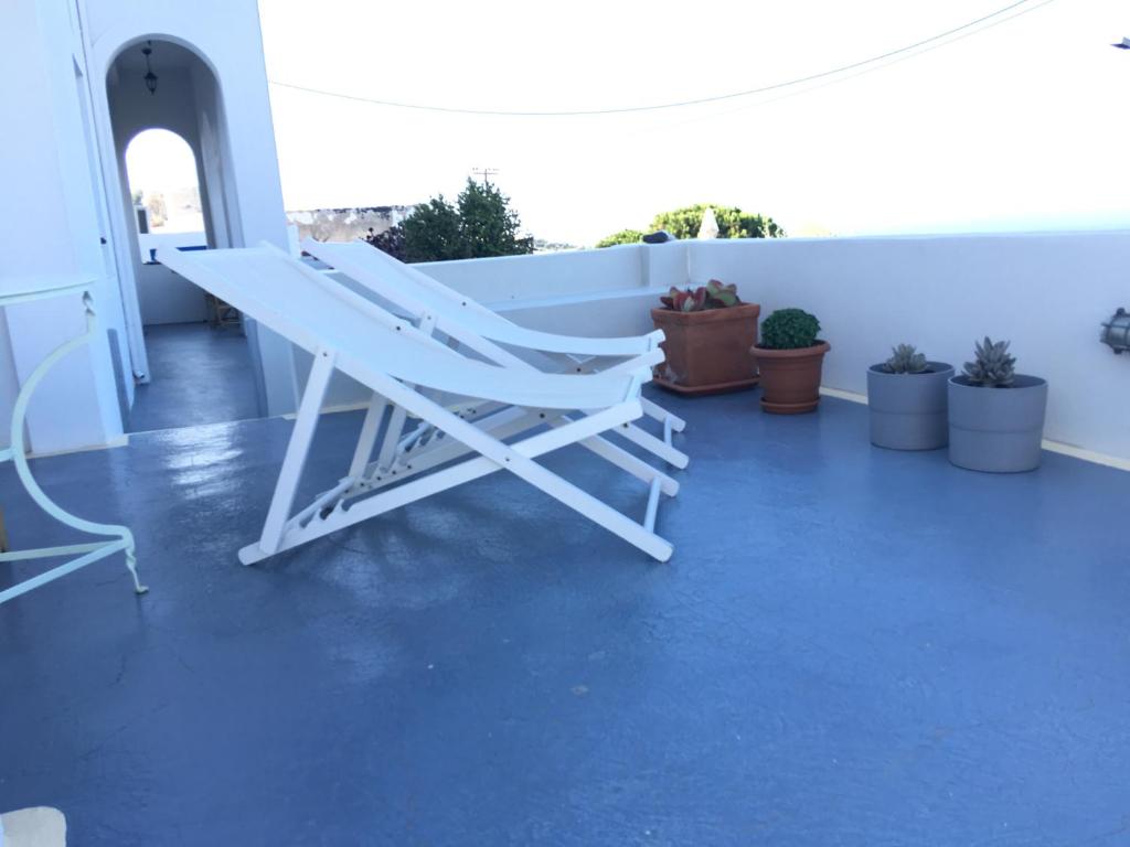Balkon lub taras w obiekcie Alonia Studios