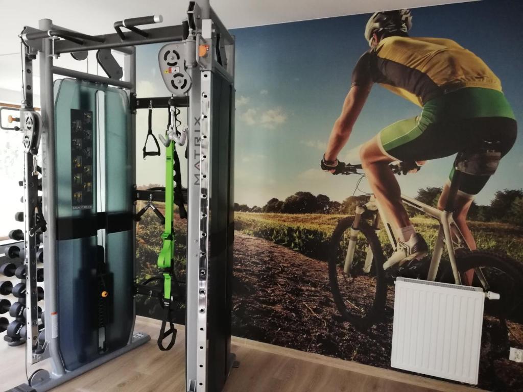 Posilňovňa alebo fitness centrum v ubytovaní RAFA Apartments
