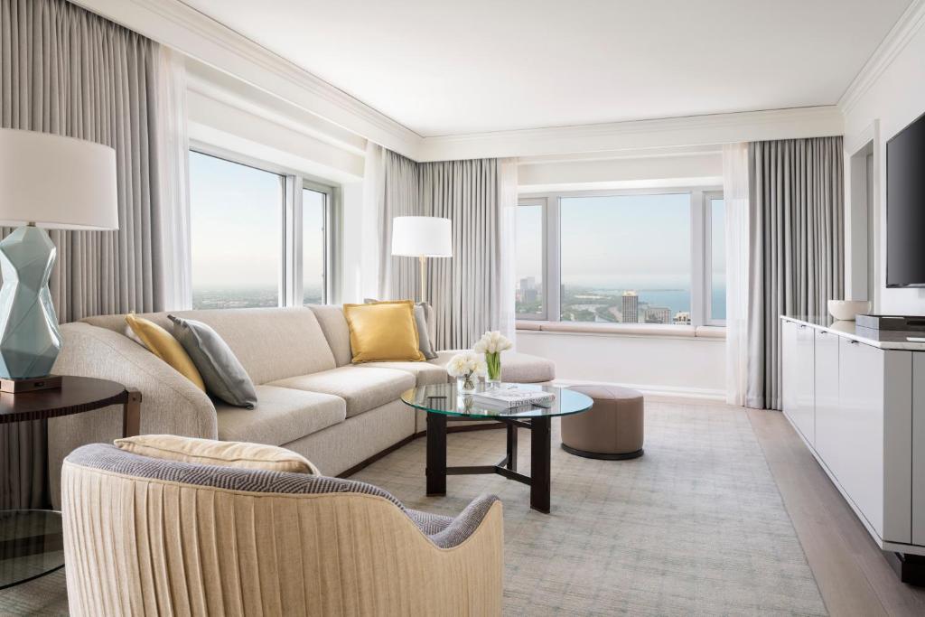 Four Seasons Chicago - King Suite Met 1 Slaapkamer
